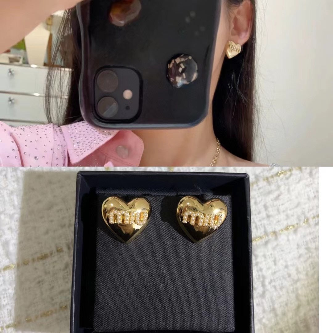 2024FW-7 HEART earrings