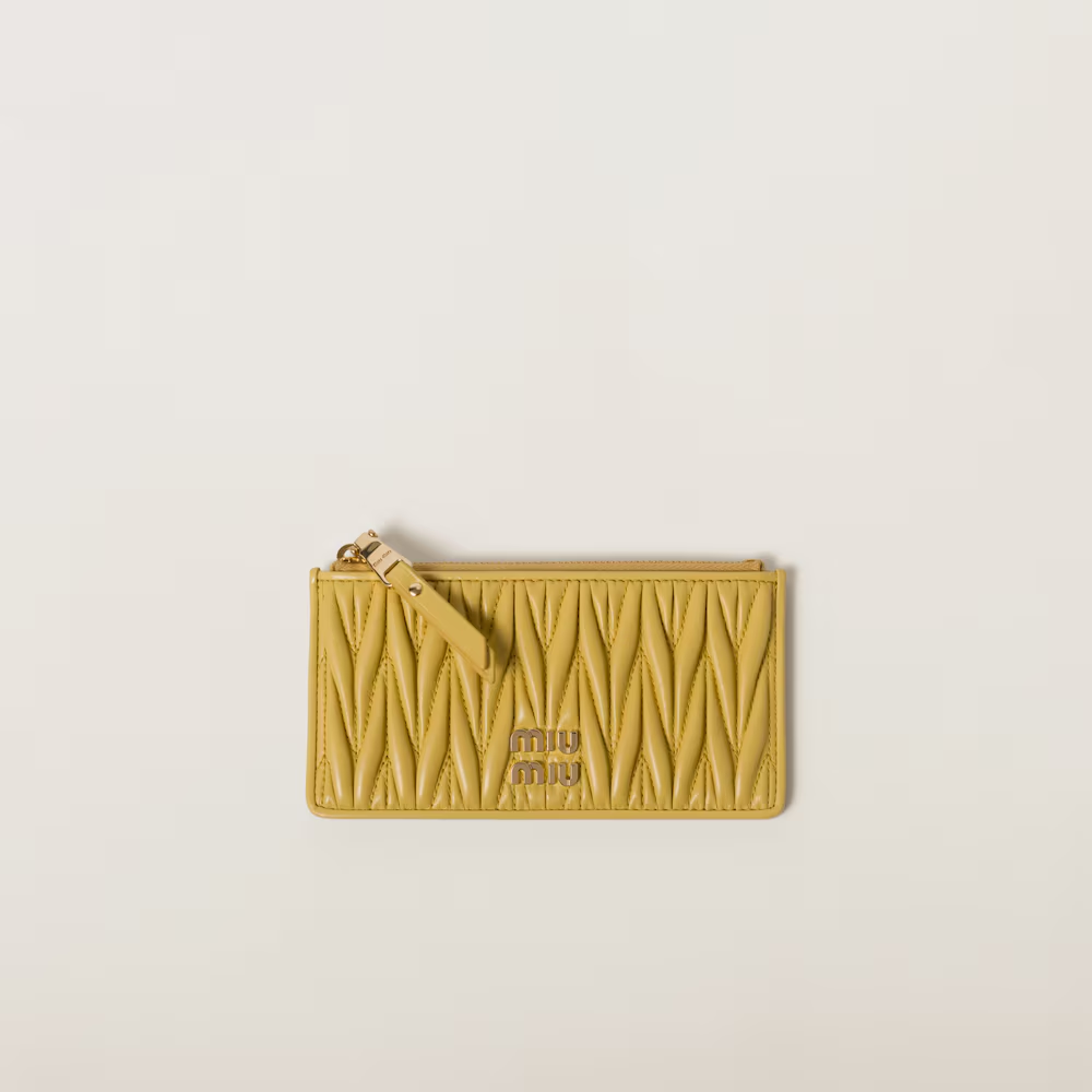 MIUMIULnappa soft leather envelope wallet（8CM*15CM）