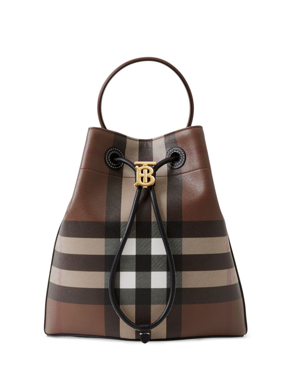 BBR small TB leather bucket bag(26x16x26cm)