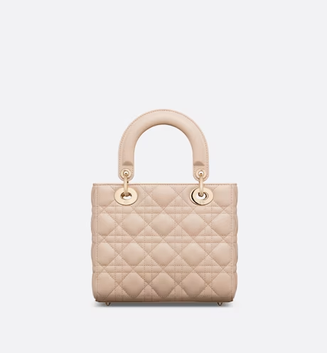 CD SMALL LADY CD MY  BAG Aesthetic Beige（20×17×8cm）