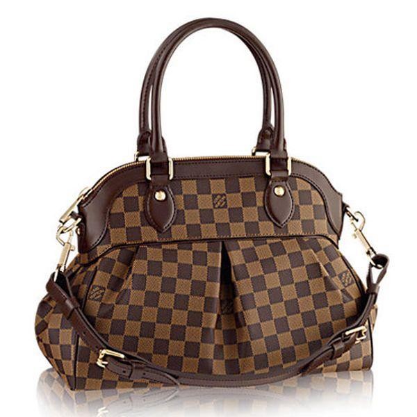 LV Damier Ebene Canvas Trevi PM N51997(34X25X14.5CM)