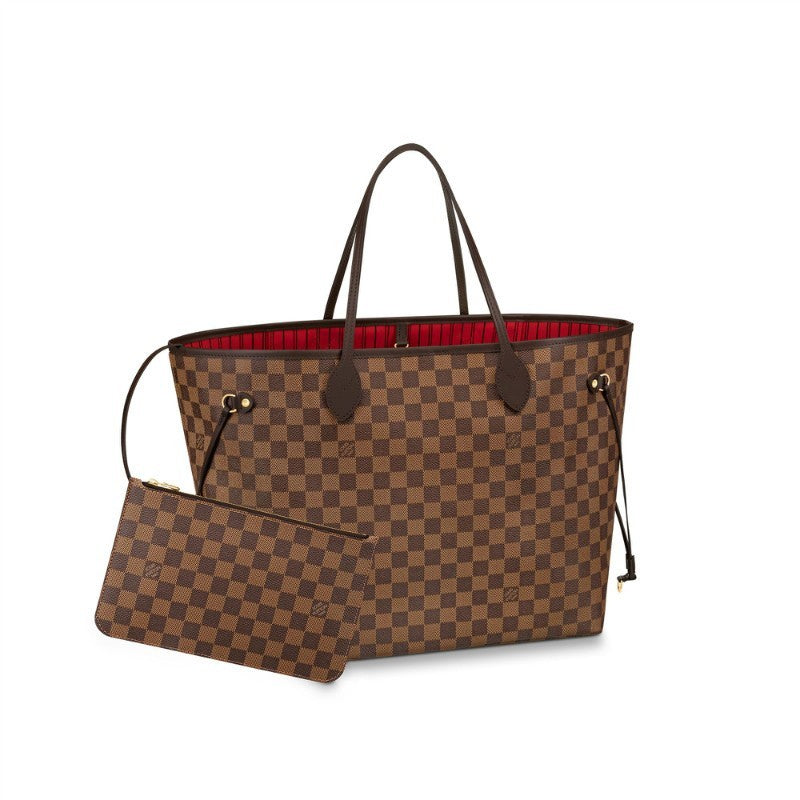 LV Damier Ebene Canvas Neverfull GM N41357(39.878X33.02X20.066cm)