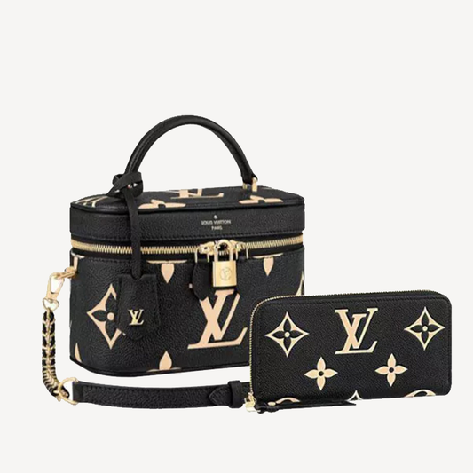 LV Vanity PM long wallet 2-piece set deals Ref: M45780 + M80481(19x13x11 cm)