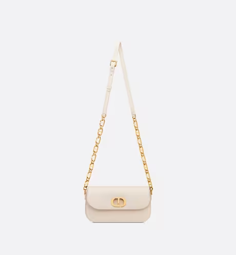 CD 30 MONTAIGNE AVENUE BAG Dusty Ivory Box Calfskin(22.5×12.5×6.5cm)