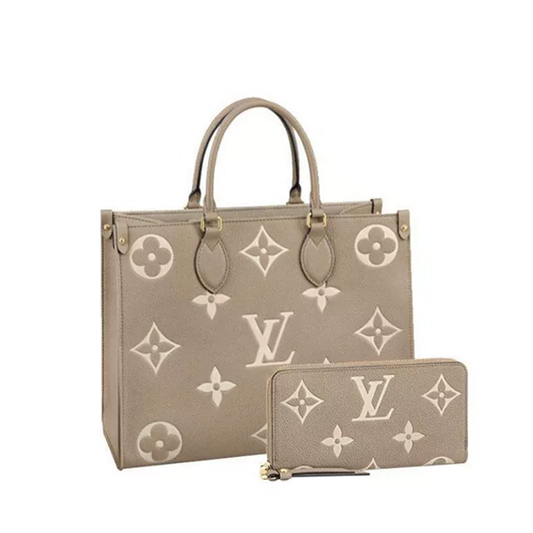 LV Zippy wallet long wallet 2-piece set deals Ref: M45494 + M69794(35 x 27 x 14 cm)