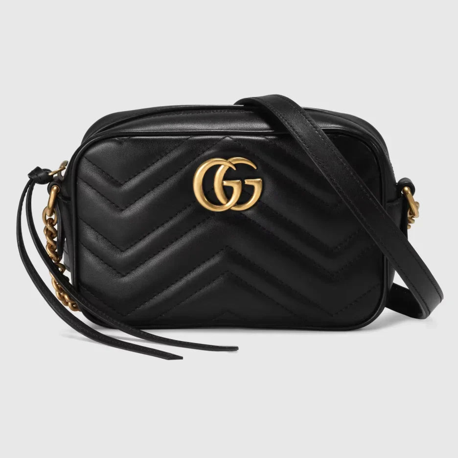 GG Marmont mini shoulder bag+GG&CC continental wallet (18×12.7×6cm)