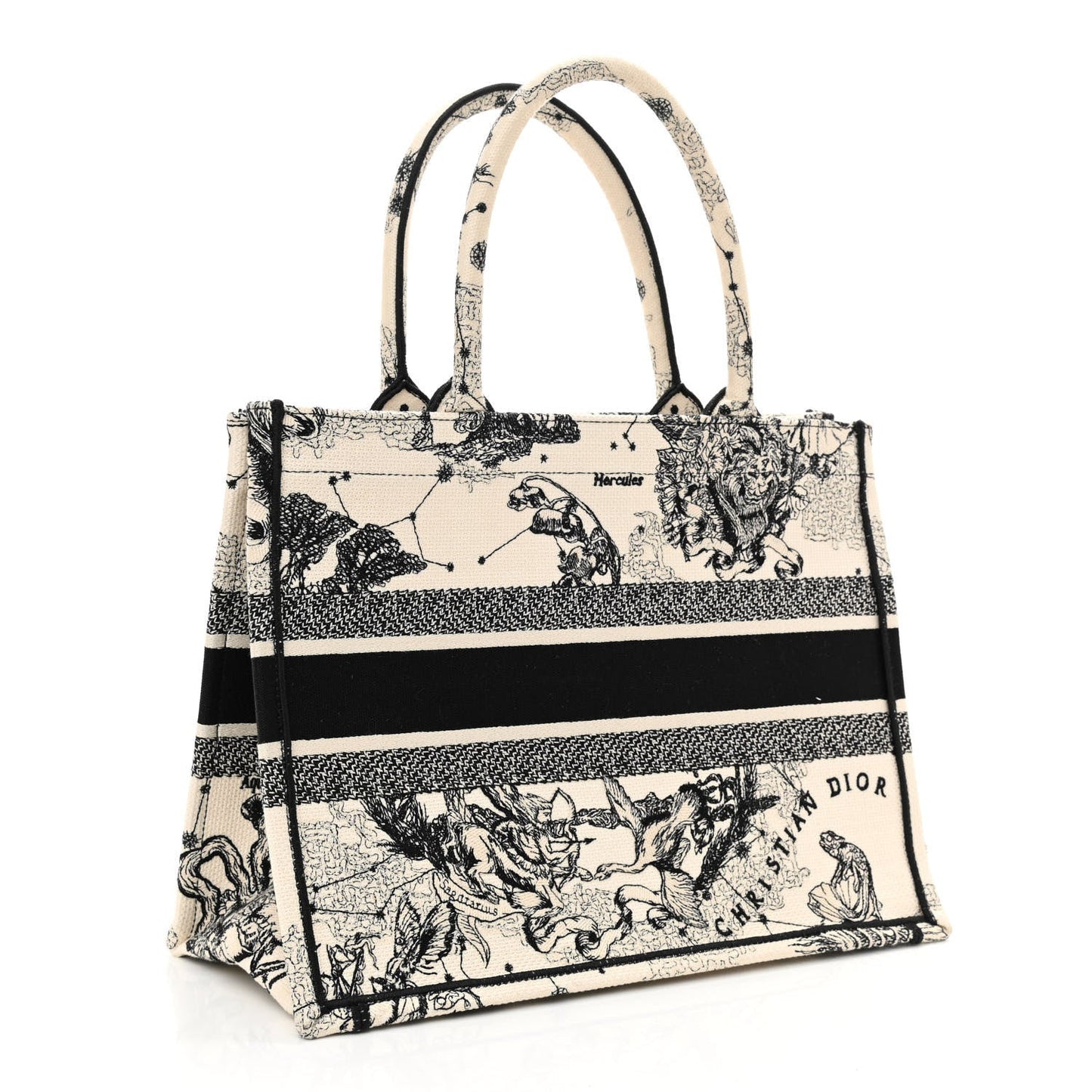 CD Canvas  Zodiac Toile  Book Tote Latte（36.5×28×17.5cm）