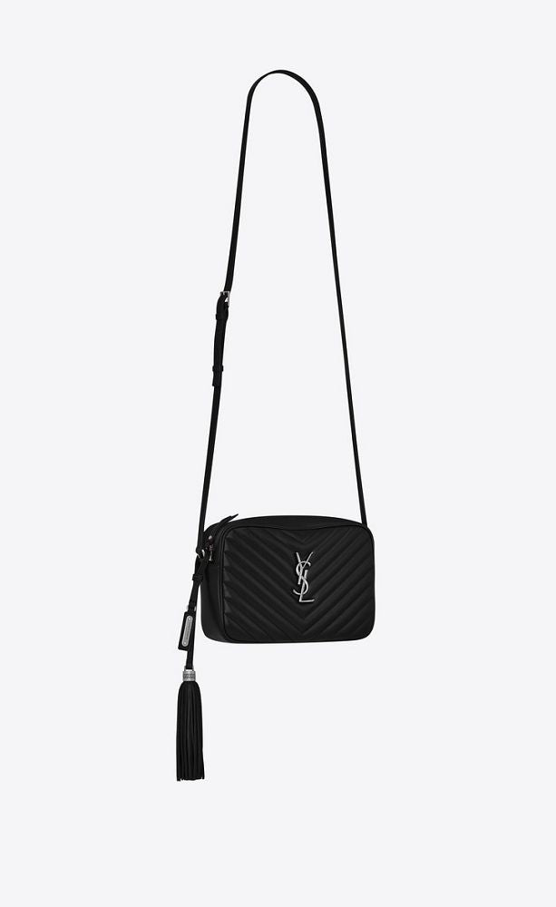 YSL Lou Camera Bag In Leather (23×16×6cm)