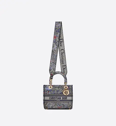 CD LADY D-LITE BAG Denim  Di（24×11×20cm）