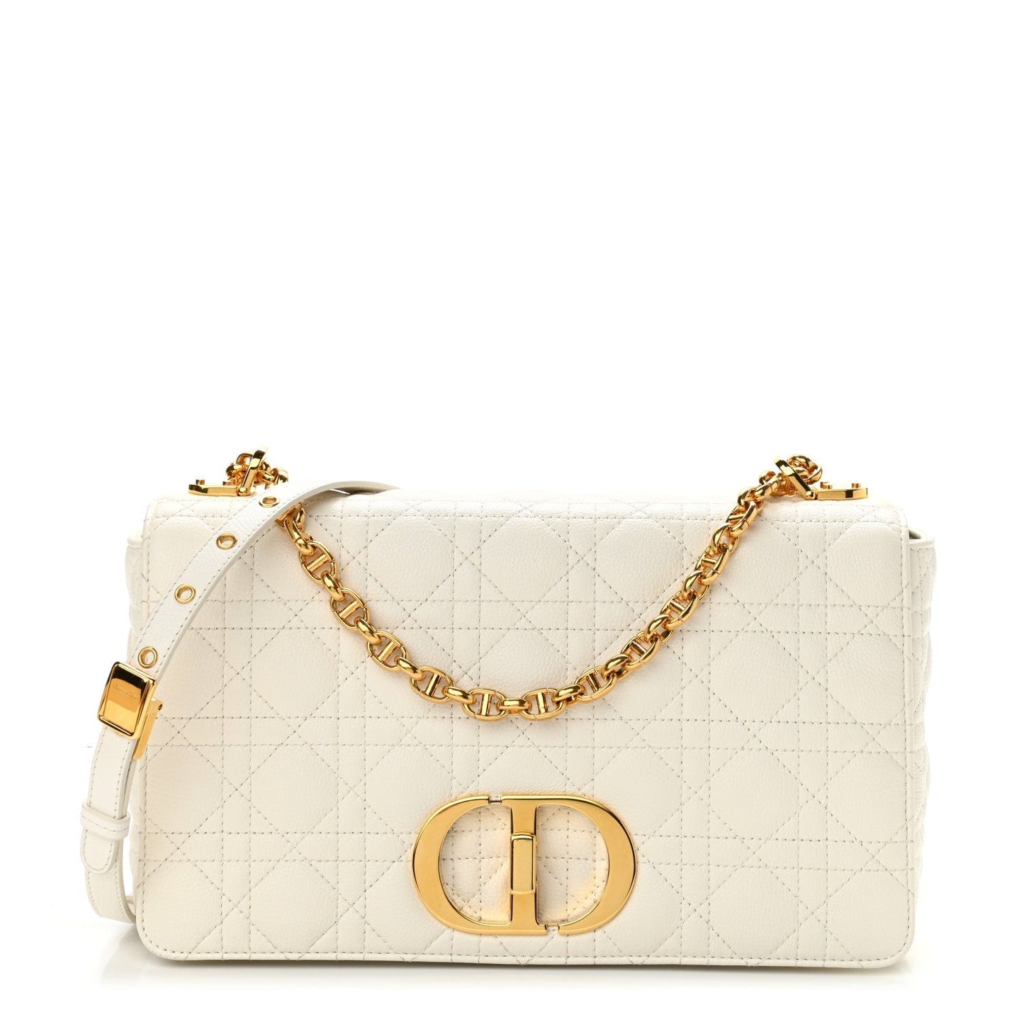 CD CH Large Caro Bag Ivory(28×17×9cm)