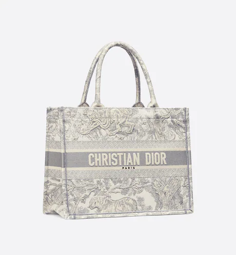 CD BOOK TOTE Gray Toile de  (36 x 27.5 x 16.5 cm)