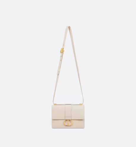 CD SMALL 30 MONTAIGNE BAG Dusty Ivory Calfskin( 21 x 13.5 x 7 cm )