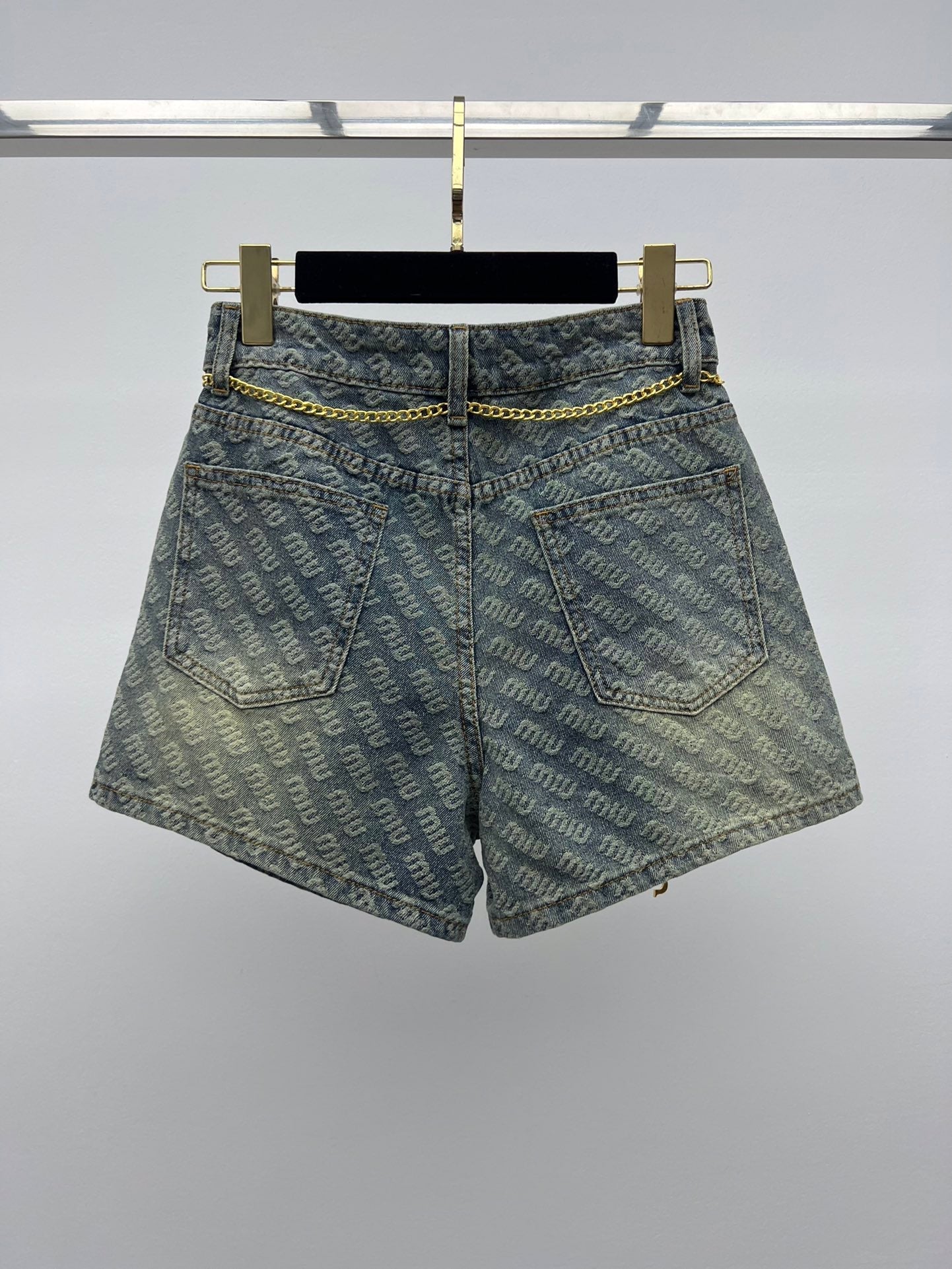 Logo print shorts