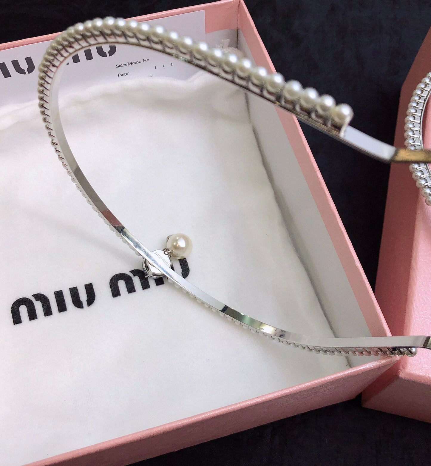 2024FW-7 New Letter Pearl Rhinestone hair accessories